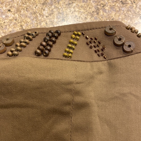 NWT Coldwater Creek Brown Shaped Bead Detailed Jacket Misses 16 - Picture 17 of 17